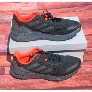 Adidas TraceFinder Men's Size 12 Athletic Trail Running Shoe Black Sneaker New